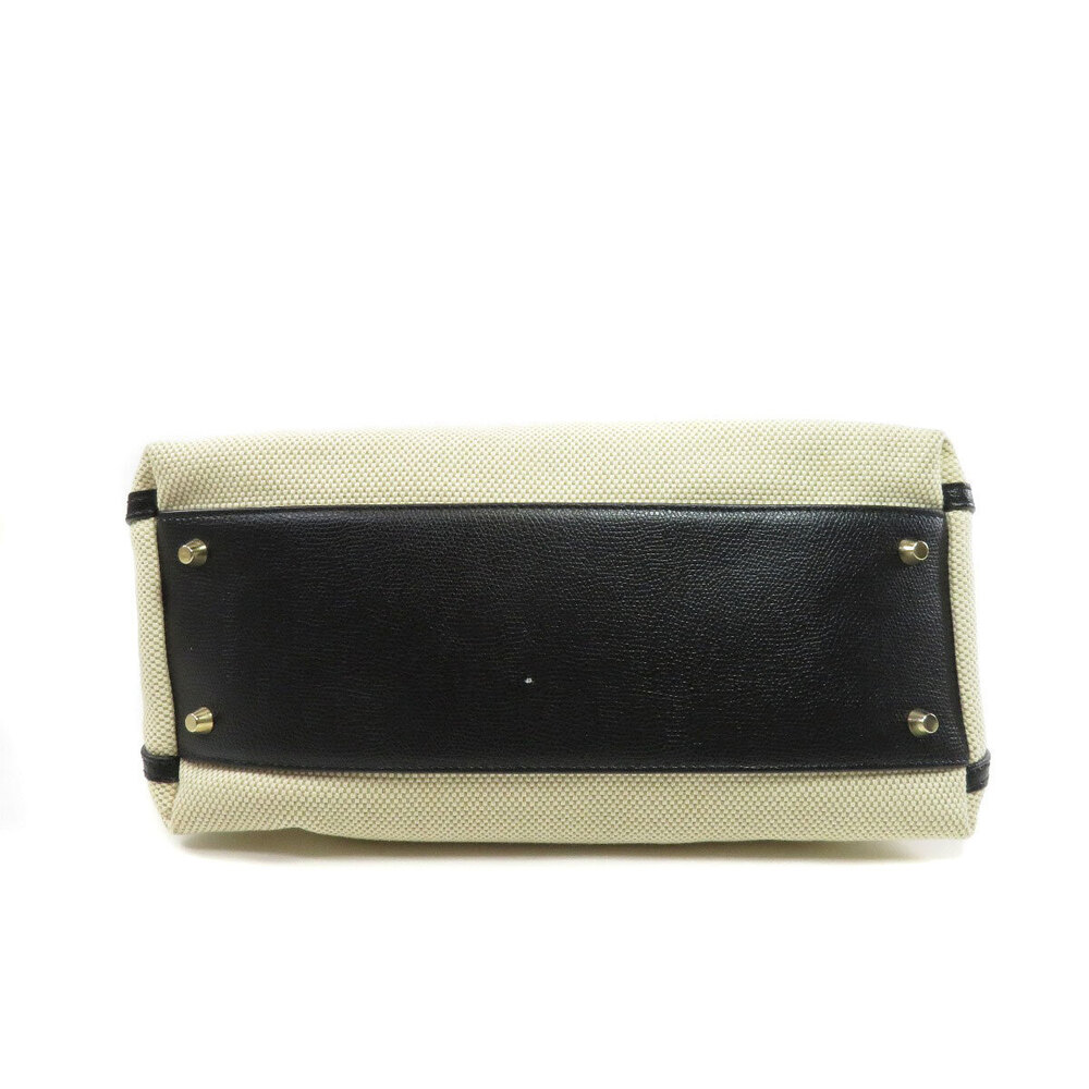 Furla Piper Two Tone Handbag Canvas Leather - Picture 4 of 10